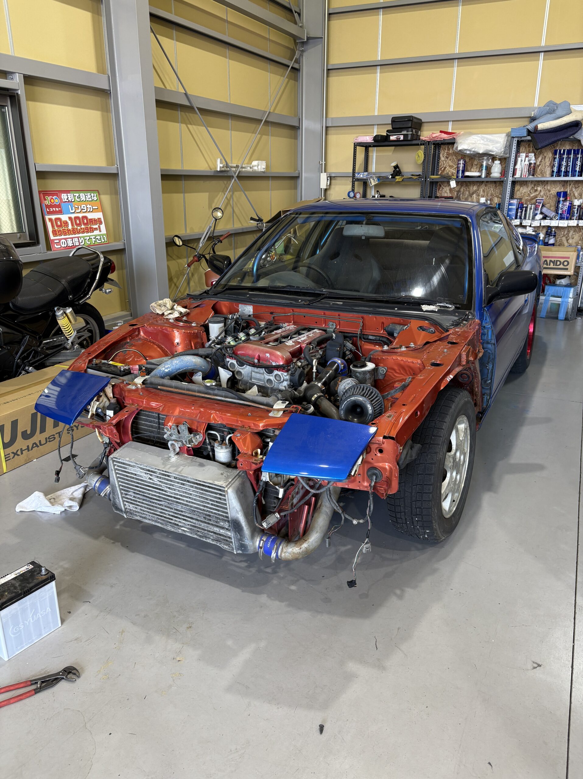 新プロジェクト！！3年放置の180SX（通称カニ）を起こして